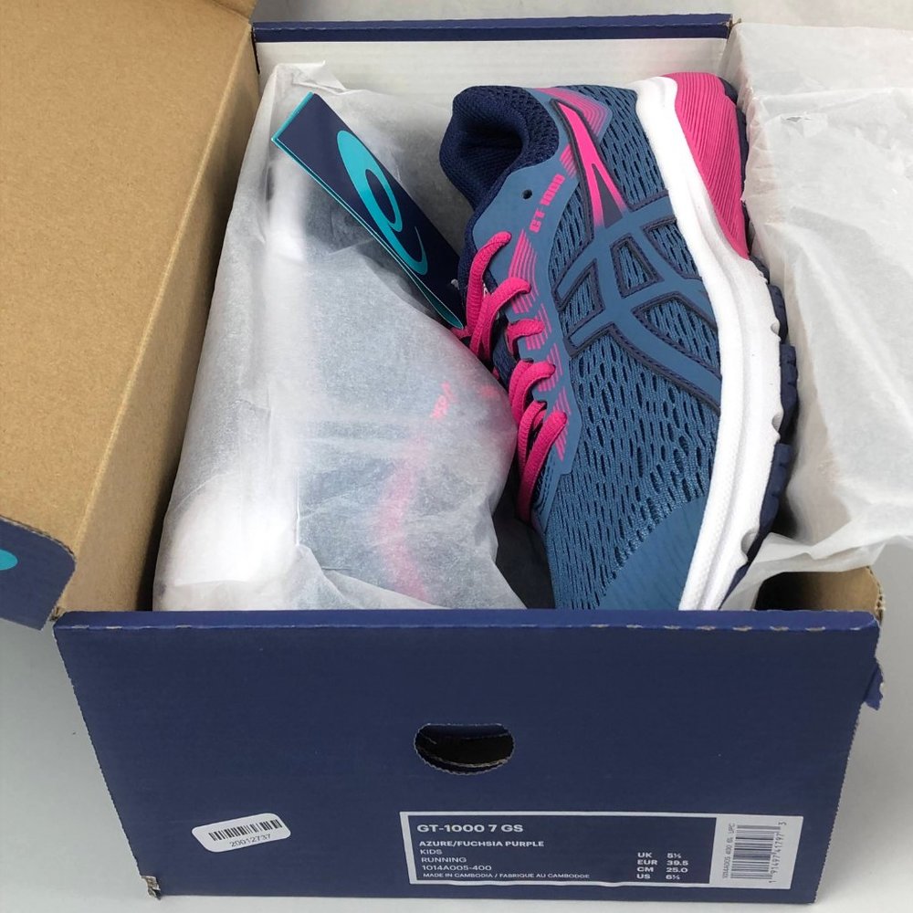 ASICS GT-1000 7 GS Running Shoes 1014A005-400 Blue - Picture 8 of 11